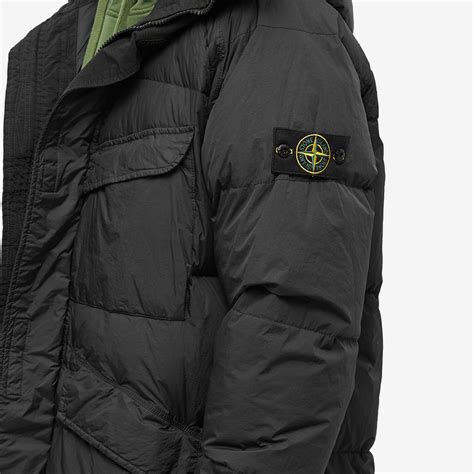 stone island crinkle reps long